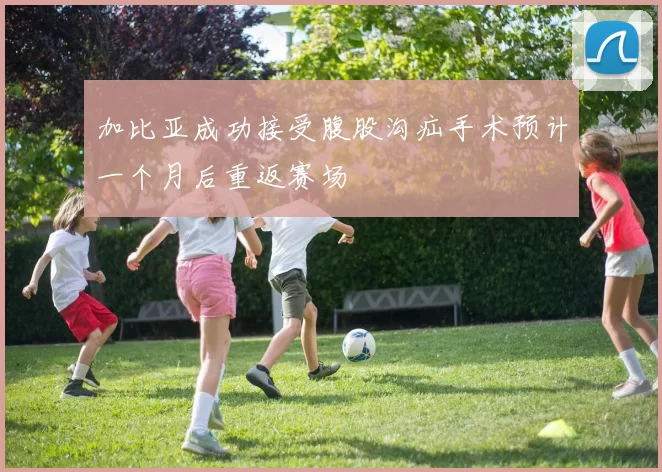 加比亚成功接受腹股沟疝手术预计一个月后重返赛场